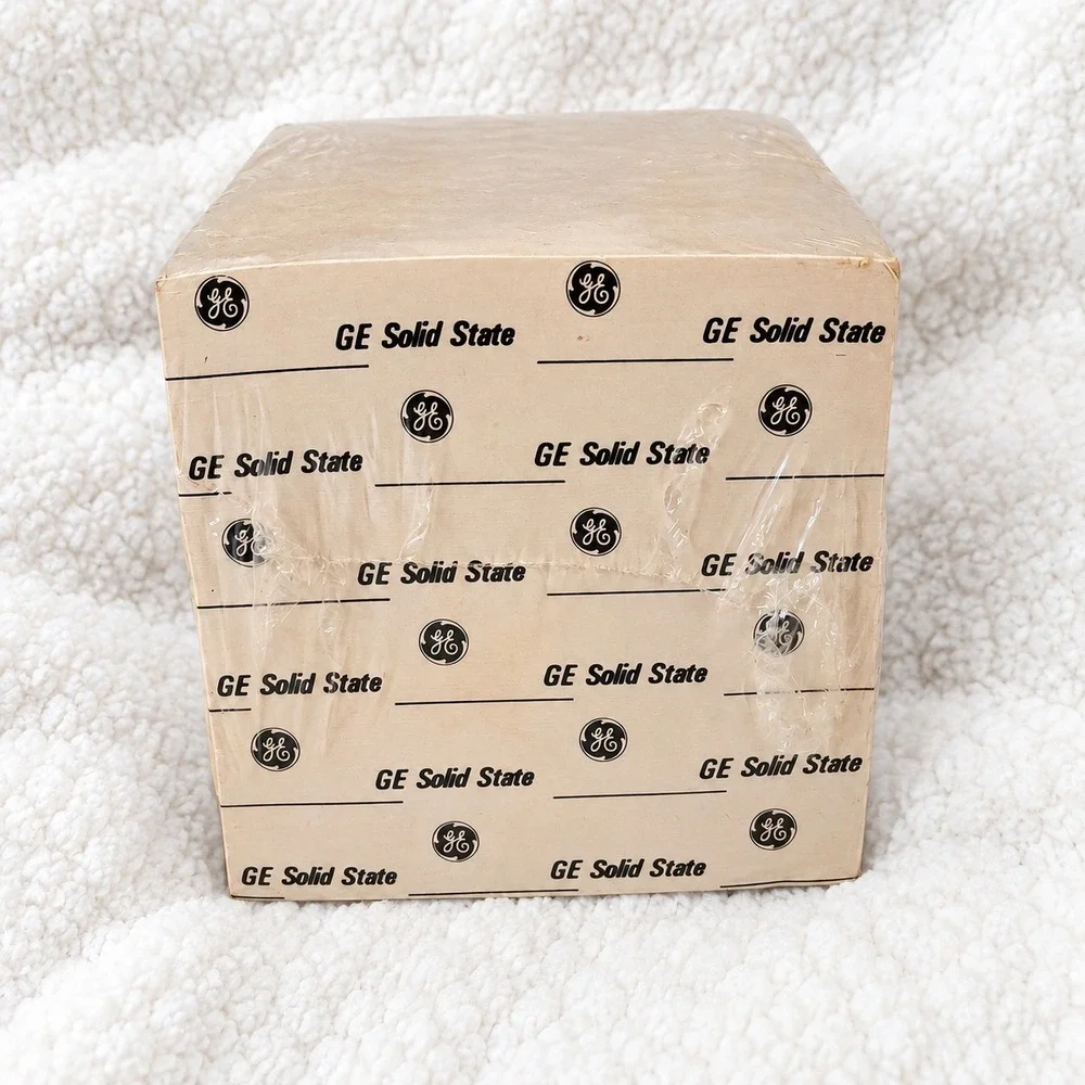 Vintage GE Solid State Scratch Paper Cube Memo Note Pad Desk Office 4x4